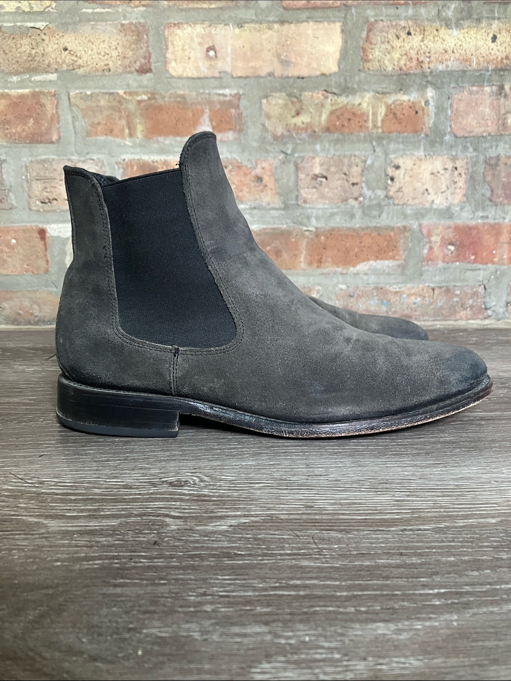 Thursday Boot Company Shadow Grey WeatherSafe Suede Cavalier Chelsea Boot